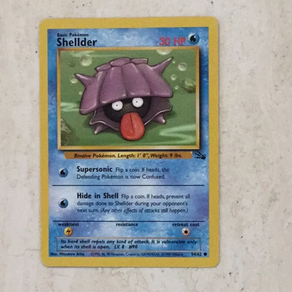 1999 Pokemon Cards Fossil Base Set Gastly Ekans Arbok Tentacruel Lot 8 Card
